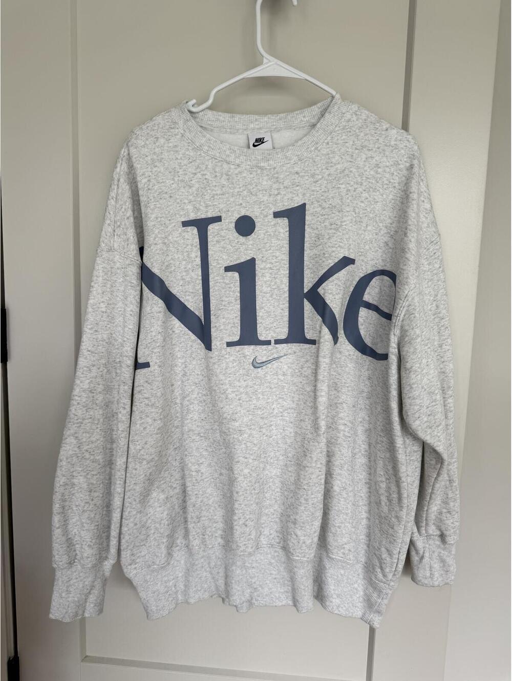 Nike Gray with blue Matching Sweat Set